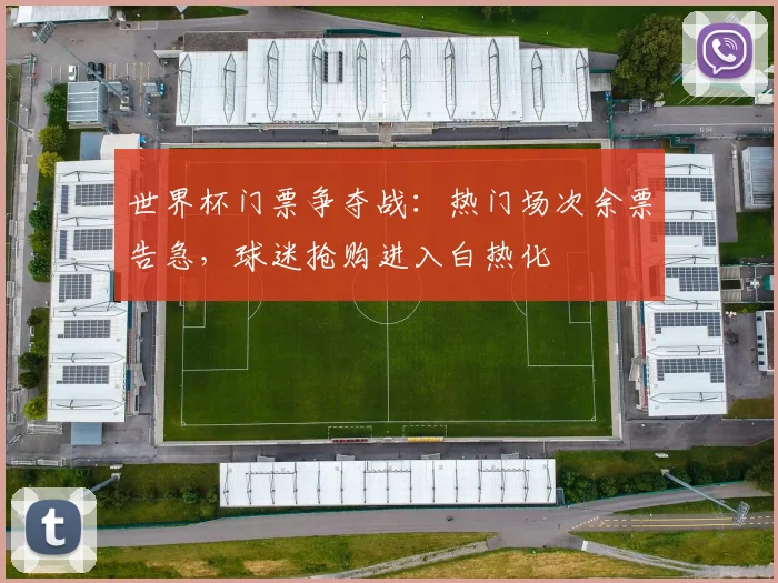 世界杯门票争夺战：热门场次余票告急，球迷抢购进入白热化